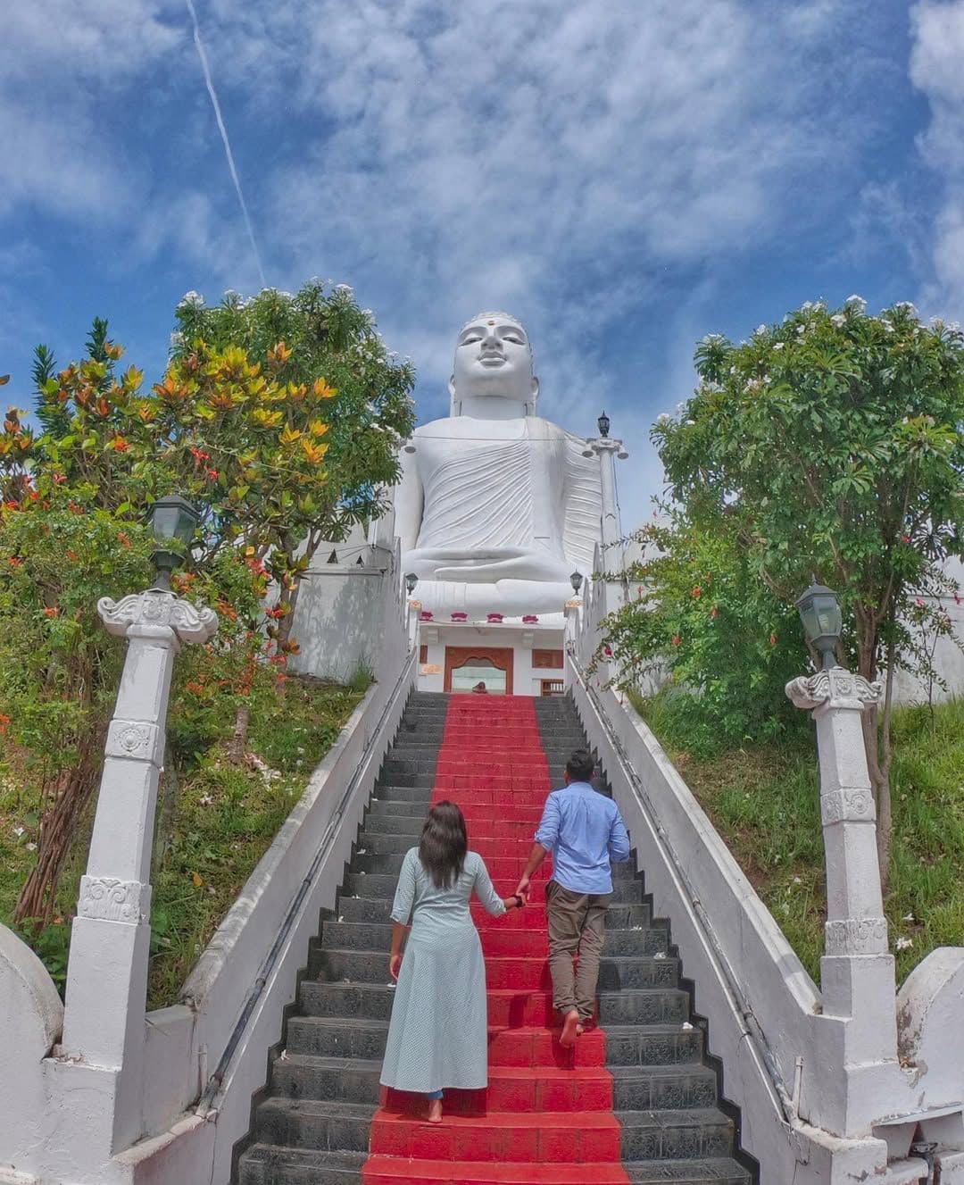 Bahirawakanda Buddha statue with panoramic views of Kandy city - Image 1