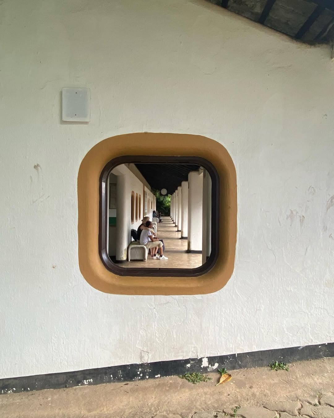 Scenic view of Bentota Railway Station with lush greenery