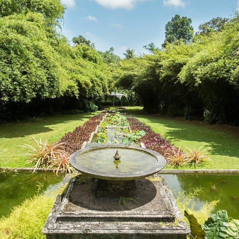 Brief Garden by Bevis Bawa Kalawila with tropical plants and landscape design