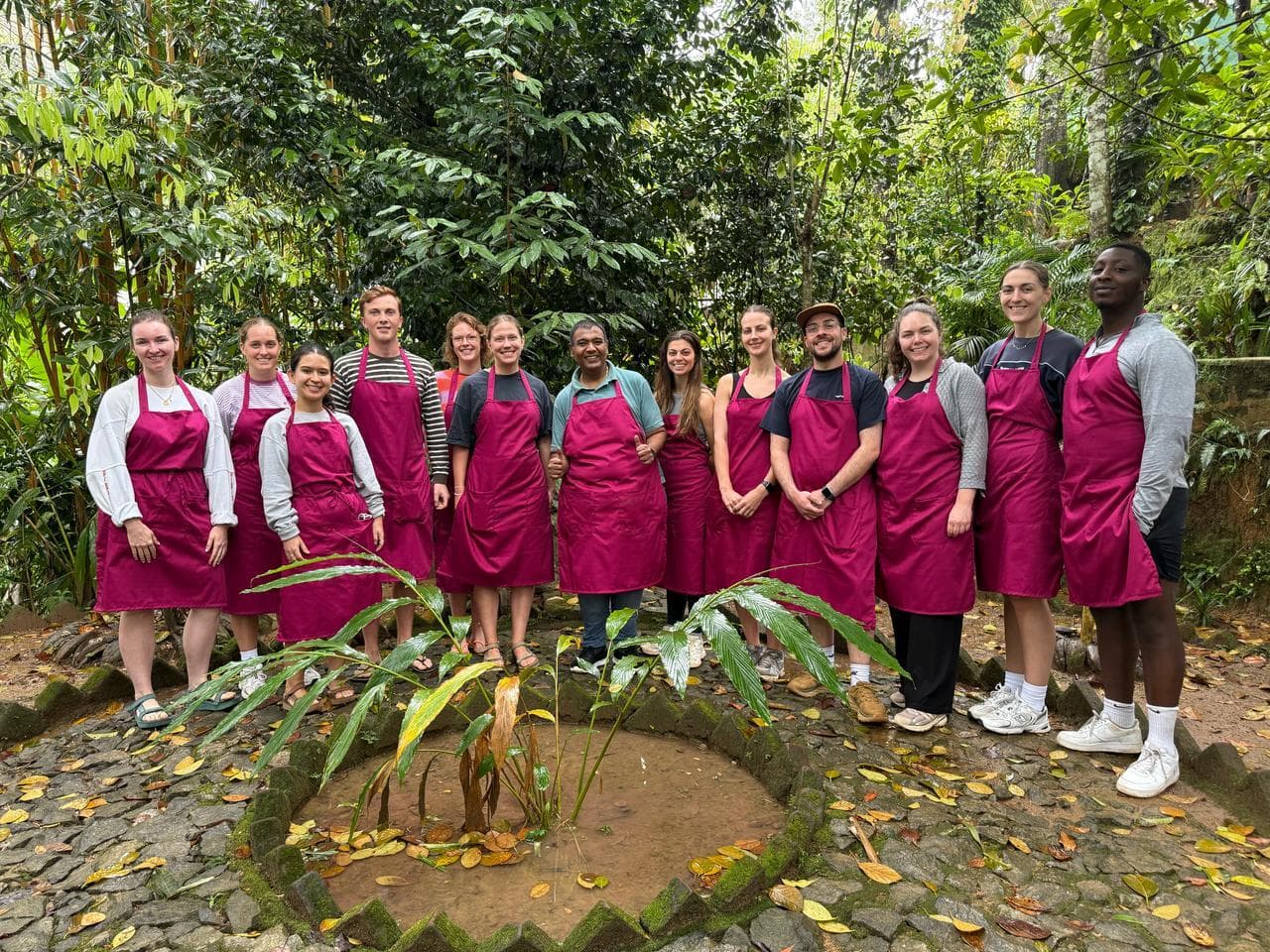 Ella Spice Garden with lush greenery and spice plants
