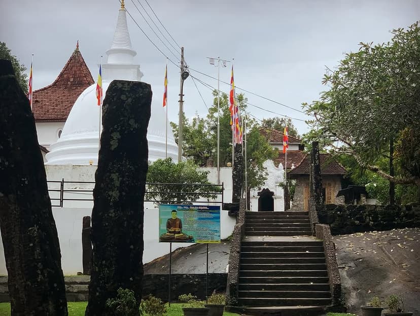 Galapatha temple main entrance view showing historic architecture