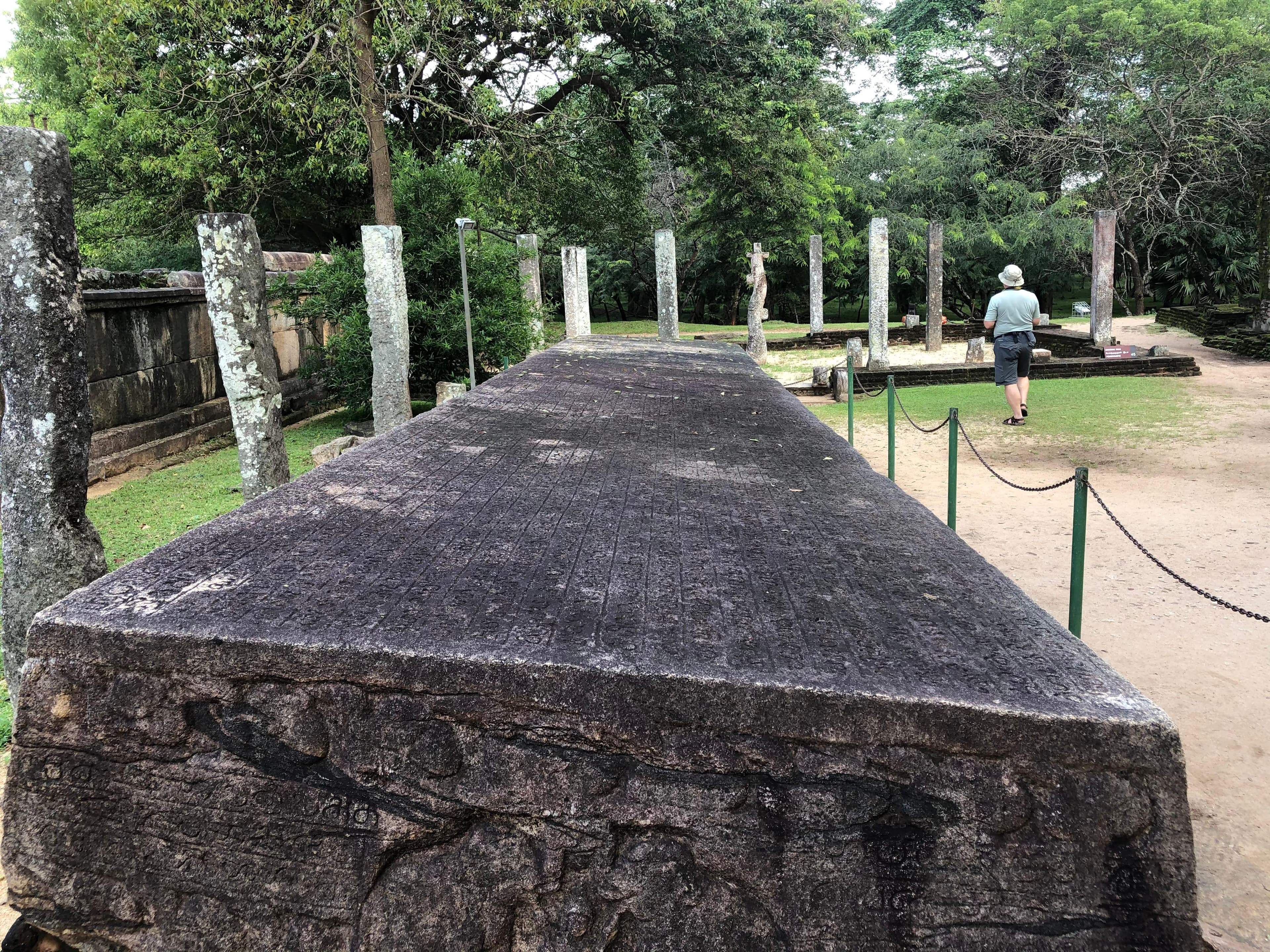Ancient Galpotha Sellipiya stone inscription