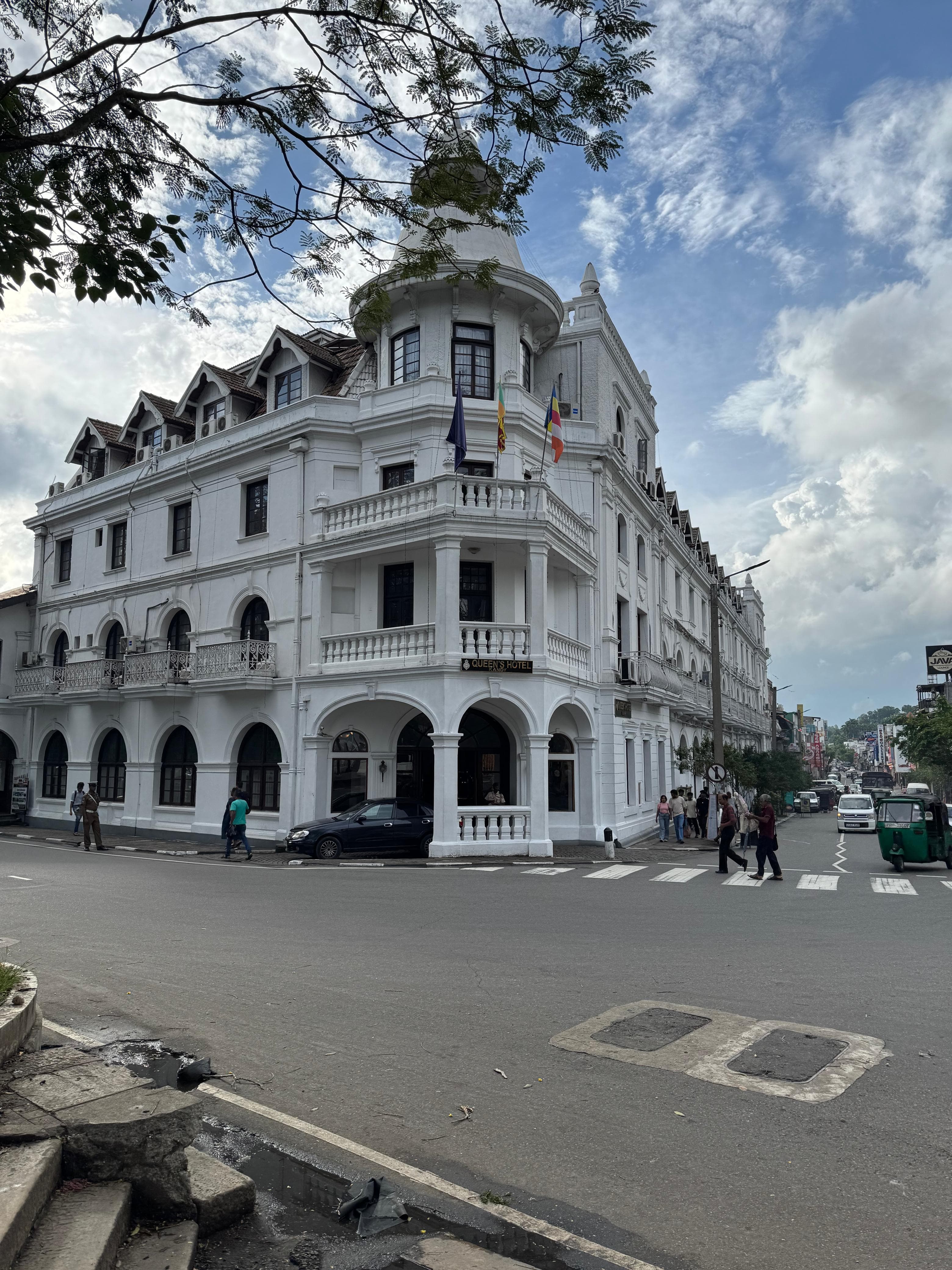Temple of the Tooth in Kandy with traditional Sri Lankan architecture