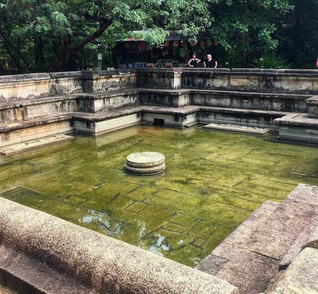 Water channels and lotus ponds at Kumara Pokuna