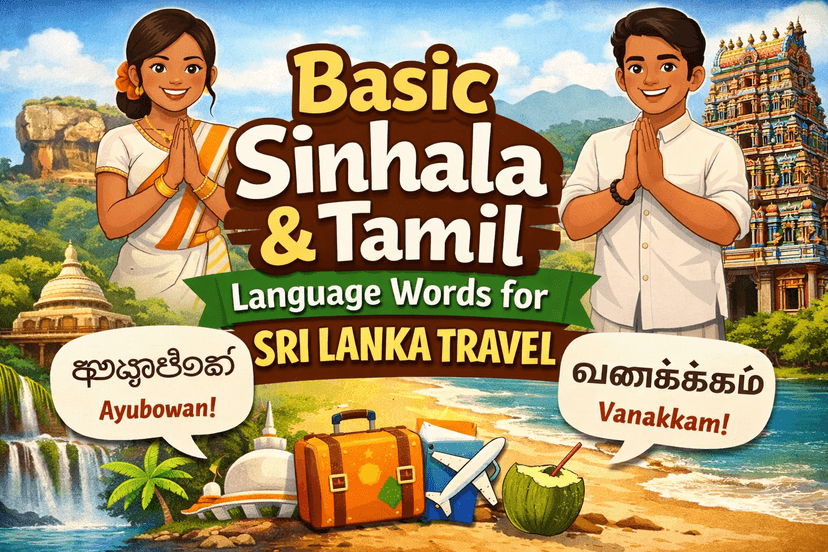 Basic Language Words for Sri Lanka Travel