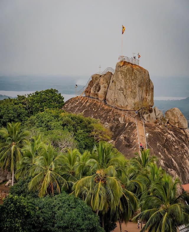 View of Sigiriya Rock from Pidurangala Rock