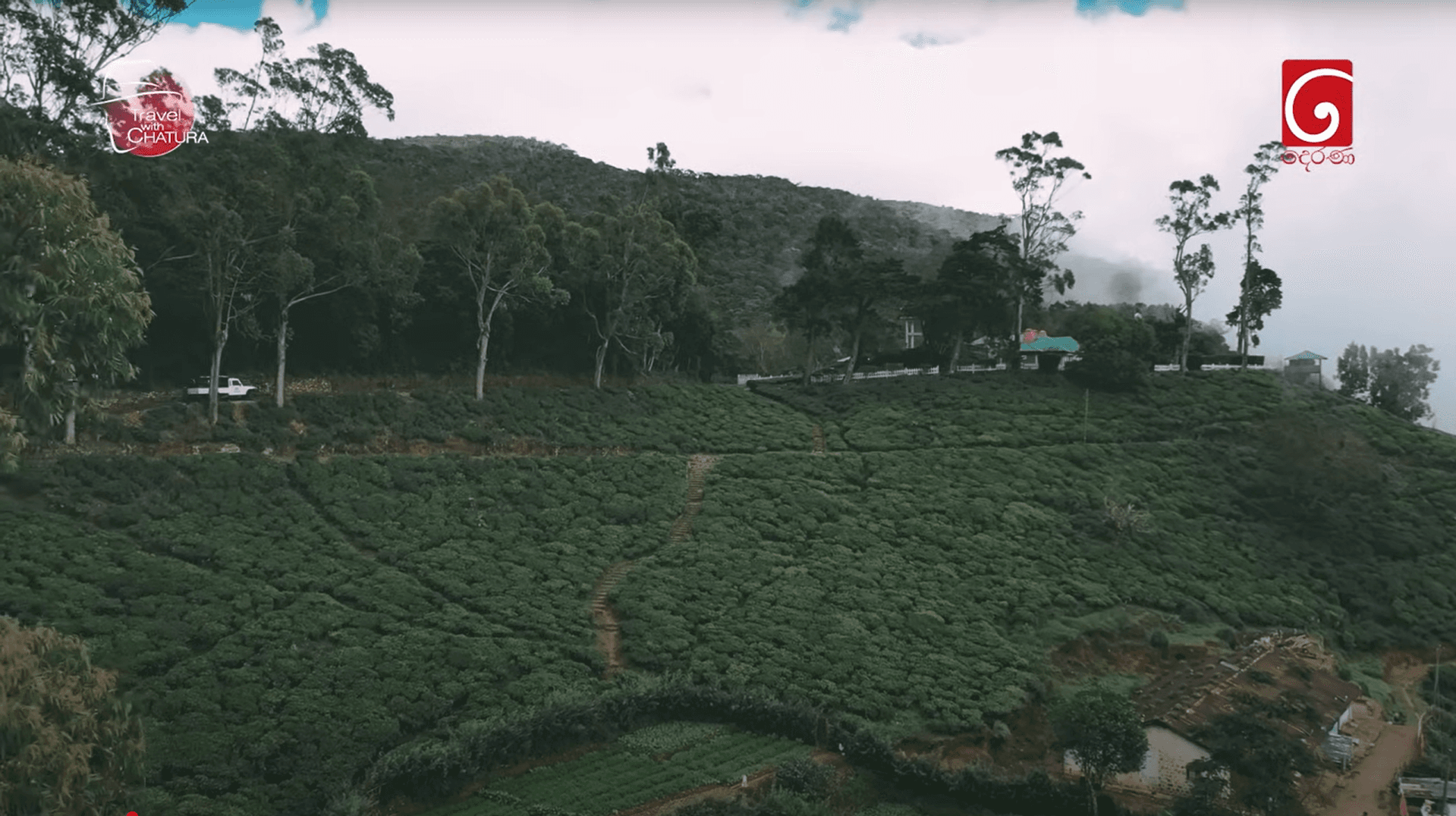 Nagrak Village with lush greenery and mountains