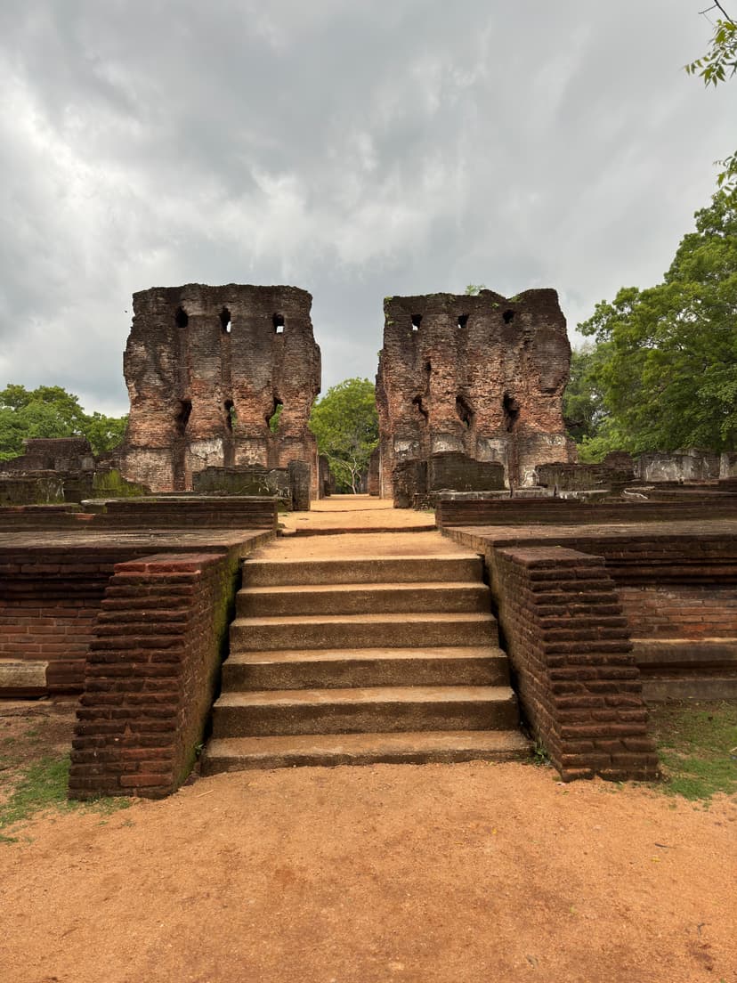 Royal Palace Complex of Polonnaruwa showing various views of the ancient palace ruins and architectural details (1 of 2)