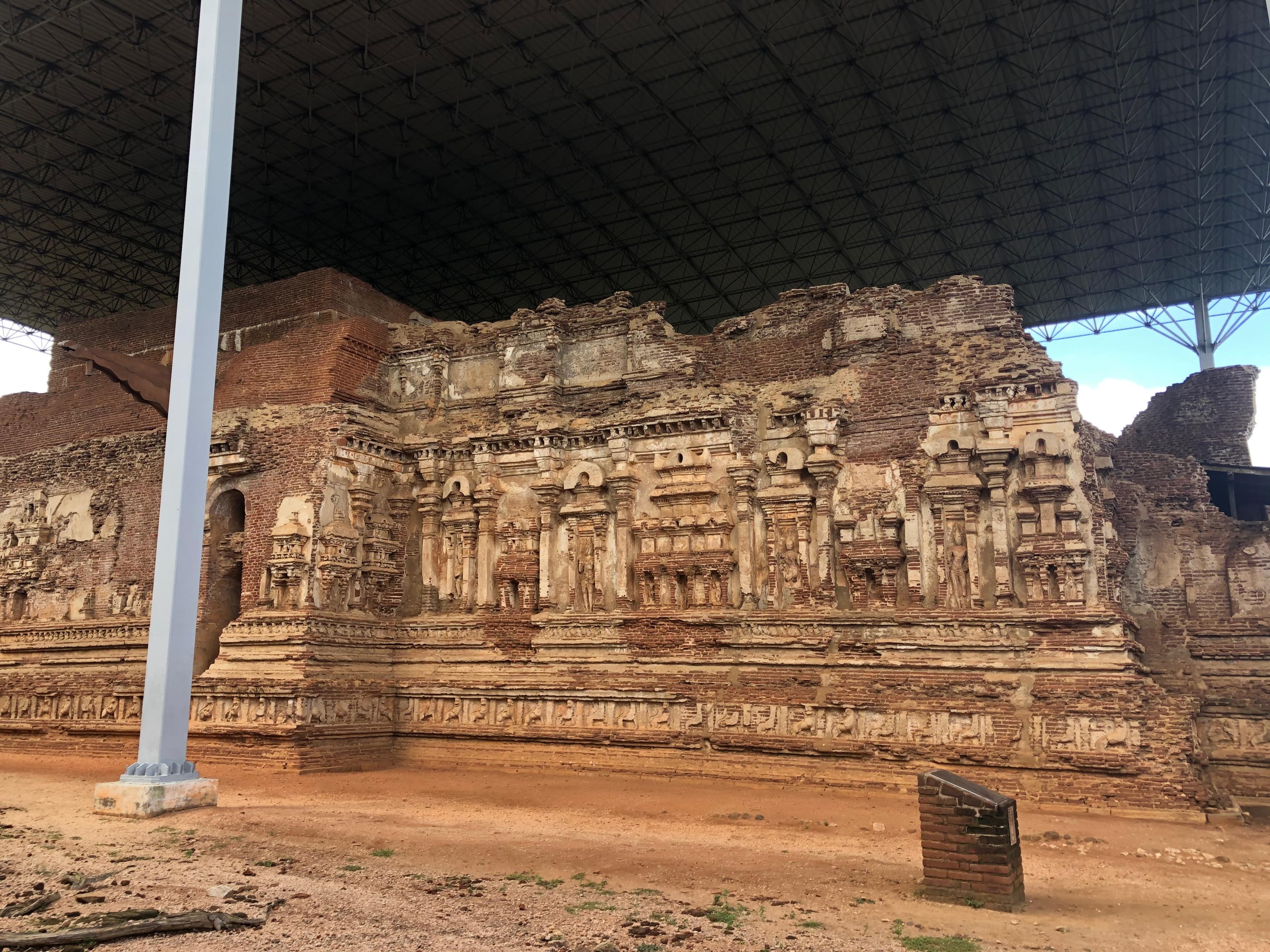 Ancient frescoes inside Thivanka Image House