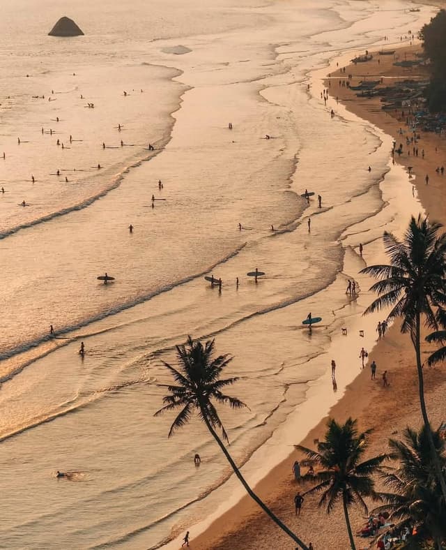 View of Waligama
