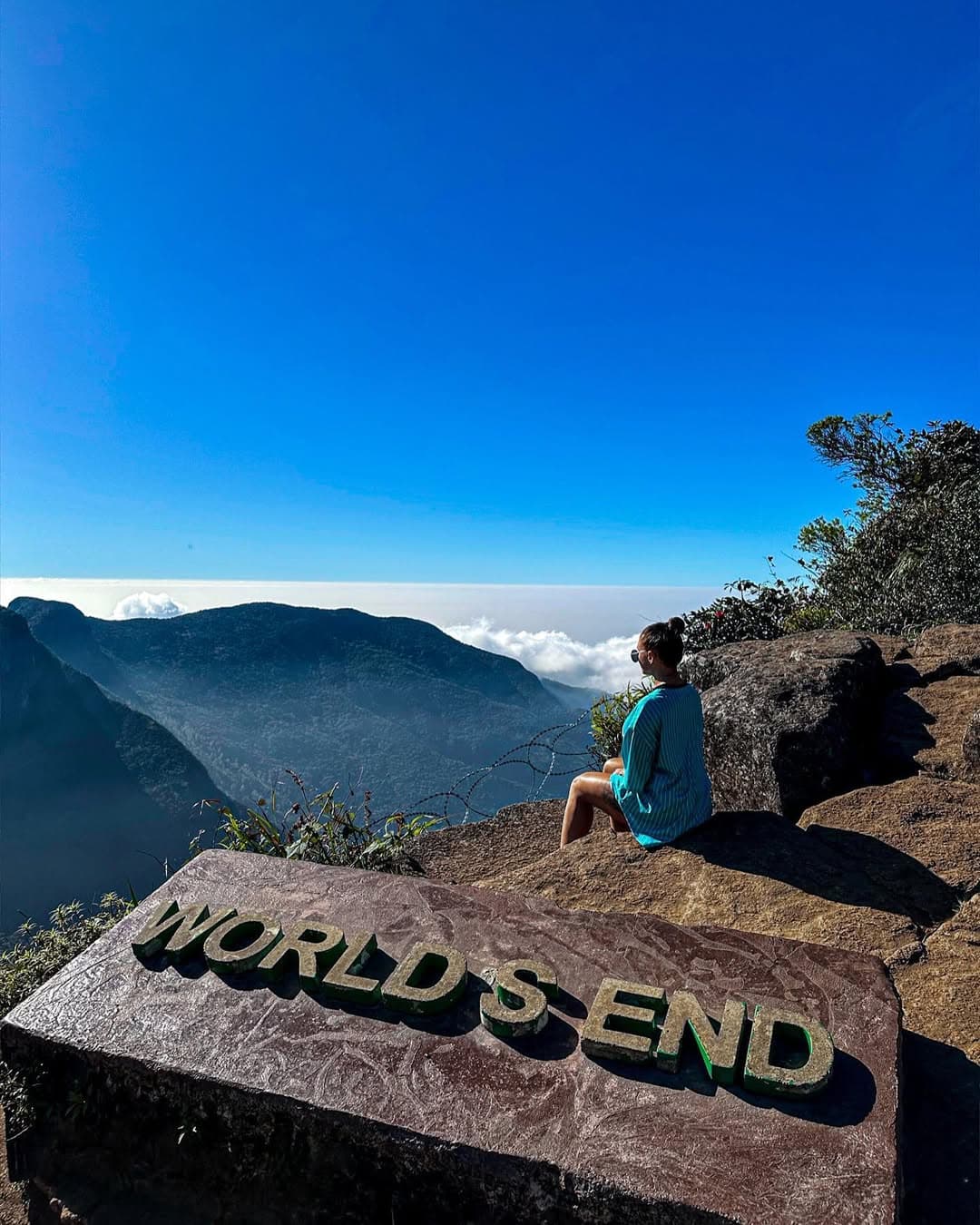 Aerial view of Snake Island Taprobane